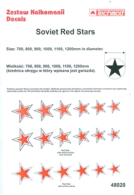 Techmod 48020 - Soviet Red Stars