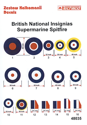 Techmod 48035 - British National Insignias