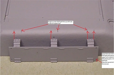 Tiger Model 1367 - M4A1 Rear Hull Storage Shelf