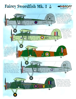 T-Stoff 48102 - Fairey Swordfish Mk. I