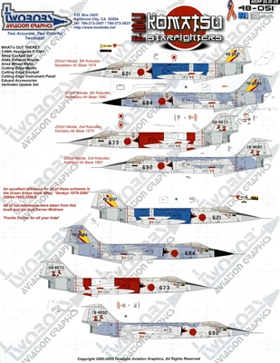 Twobobs 48-051 - F-104J Komatsu Starfighters