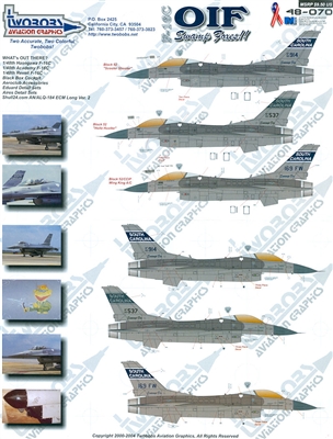 Twobobs 48-070 - F-16C OIF Swamp Foxes!!