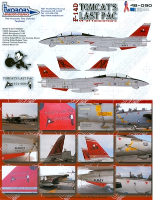 Twobobs 48-090 - F-14D Tomcat's Last Pac