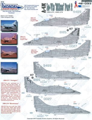 Twobobs 48-093 - A-4M Lo-Vis "Mikes" Part 2 (VMA-211, VMA-214)