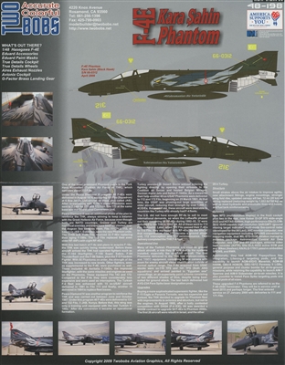 Twobobs 48-198 - F-4E Kara Sahin Phantom