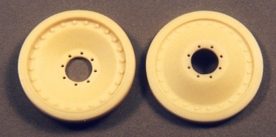 Ultracast 135010 - Panther Road Wheels, Unmounted for Spare Stowage (for Tamiya Panther kits)