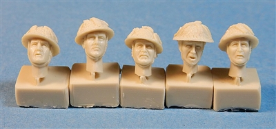 Ultracast 35015 - British Heads WWII (with Camouflaged Mk II Helmets)