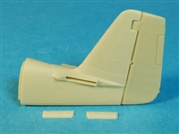 Ultracast 48024 - P-51D Mustang - Early Tail Conversion (Filletless) (fits Tamiya Kit #61040)