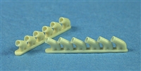 Ultracast 48069 - Early Mustang Tubular Exhausts (for Accurate Miniatures Allison Engined Mustang Kits)
