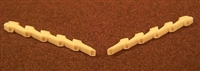 Ultracast 48077 - Messerschmitt Bf 109E Exhausts (fits Tamiya kits)