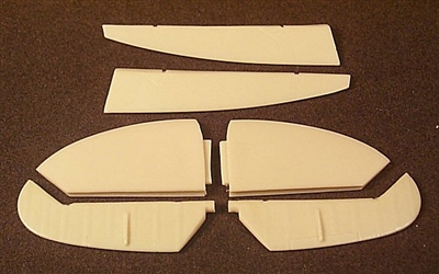 Ultracast 48085 - Supermarine Spitfire Mk IX Early Style Control Surfaces (fits Hasegawa kits)