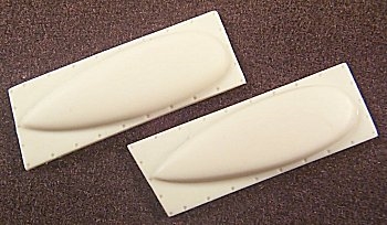 Ultracast 48090 - Supermarine Spitfire Mk IX Large Style Cannon Bay Covers (fits Hasegawa kits)