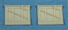 Ultracast 48216 Spitfire Cockpit Doors, with crowbar (fits Tamiya Spitfire Mk I & Mk V kits)