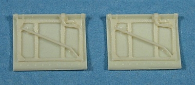 Ultracast 48216 Spitfire Cockpit Doors, with crowbar (fits Tamiya Spitfire Mk I & Mk V kits)