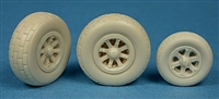 Ultracast 48219 - P-38 Lightning Wheels (block tread tires)