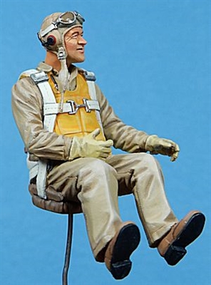 Ultracast 54015 - WWII USMC Seated Fighter Pilot, Gregory "Pappy" Boyington (designed for Tamiya Corsair kits)