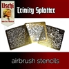 Uschi 4014 - Trinity Splatter Airbrush Stencils
