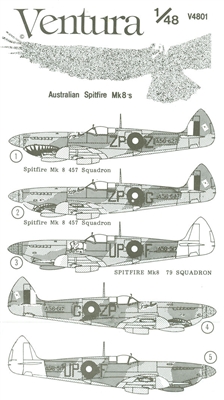 Ventura V4801 - Australian Spitfire Mk 8's