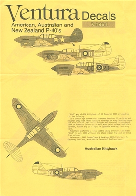 Ventura V4864 - American, Australian and New Zealand P-40's