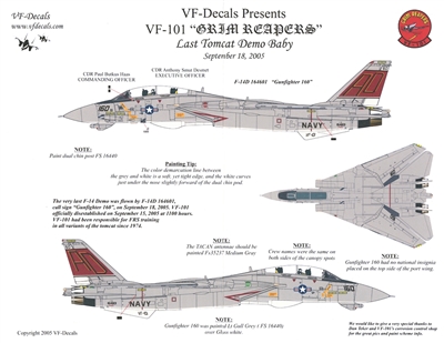 VF-Decals VF-101 - "Grim Reapers", Retro Bird 2005