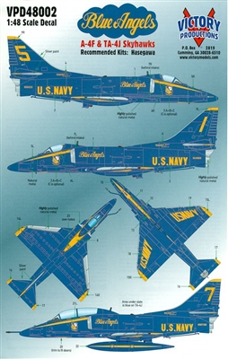 Victory Productions VPD48002 - Blue Angels A-4F & TA-4J Skyhawks