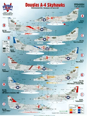 Victory Productions VPD48004 - Douglas A-4 Skyhawks