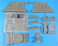 Vector VDS48-018 - LaGG-3 Series 1/4 Cockpit Set (for ICM kit)