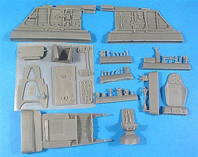 Vector VDS48-018 - LaGG-3 Series 1/4 Cockpit Set (for ICM kit)