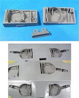 Vector VDS48-019 - P-400 / P-39 Wheel Wells (for Hasegawa kit)