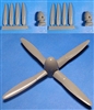 Vector VDS48-045 - P-61 Propellers & Spinners