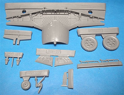 Vector VDS48-060 - Fw 190A-3 Wheel Wells and Wheels (fits Tamiya kits)