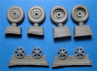 Vector VDS48-106  - XF5U-1 "Flying Flapjack" Wheels (for Kitty Hawk kit)