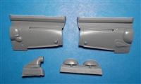 Vector VDS48-110 - Bf 109 G-6 Erla Cowlings (for Zvezda kit)