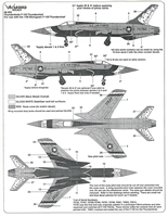 Warbird Decals 48-004 - Thunderbirds F-105 Thunderchief