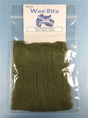 Wee Friends WB35008 - Camouflage Netting Green