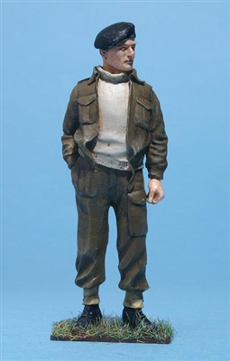 Wee Friends 35035 - WWII British Tank Crewman in a Relaxed Pose