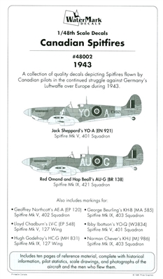 WaterMark 48002 - Canadian Spitfires, 1943