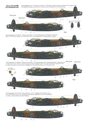 Xtradecal X48074 - RAF Ton-Up Lancasters