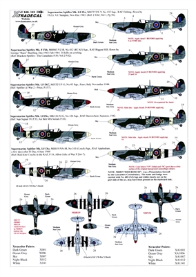 Xtradecal X48-123 - Supermarine Spitfire Mk IXc