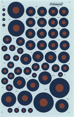 Xtradecal X043-72 - RAF Roundels B Type