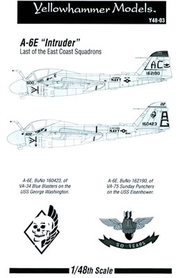 Yellowhammer Y48-03 - A-6E "Intruder"