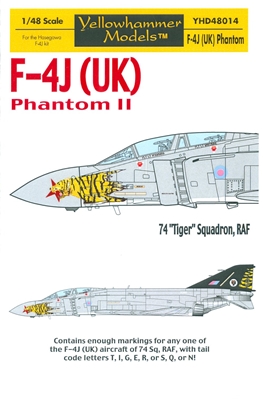 Yellowhammer Y48014 - F-4J (UK) Phantom II