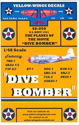 Yellow Wings 48-050 - The Planes of the Movie "Dive Bomber"