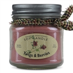 Twigs & Berries Scented Soy Candle