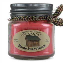 Soy Candle Scented in Home Sweet Home
