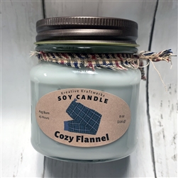 Cozy Flannel Scented Soy Candle
