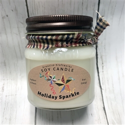 Holiday Sparkle Scented Soy Candle
