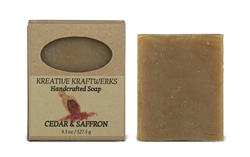 Cedar & Saffron Soap