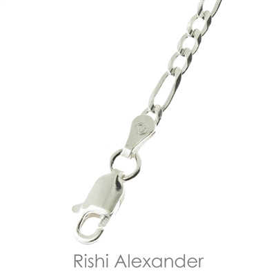 Sterling Silver Figaro chain beautiful anklet for summertime spring time fall at the pool beach or lake