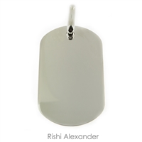 925 sterling silver military style dog tag with name dates or anything you want personalized engraving your way